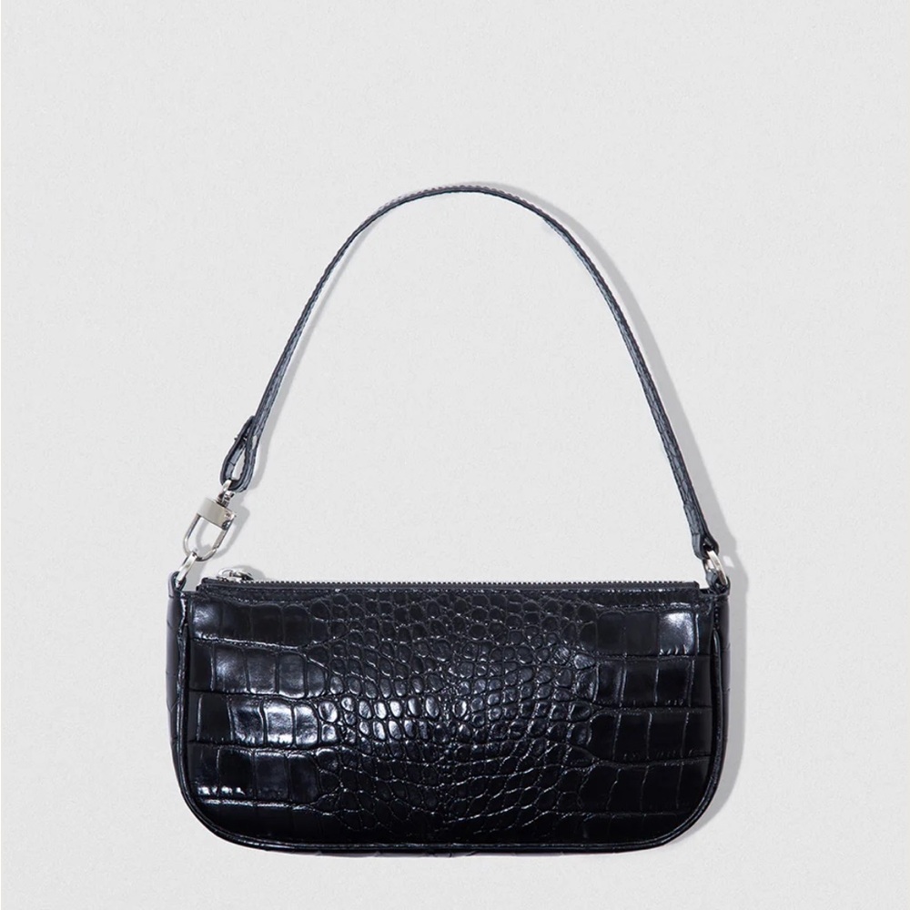BY FAR Black Rachel Shoulder Bag